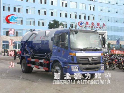 Foton 9cbm sewage tanker vacuum truck