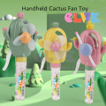 Handheld cactus fan candy toy