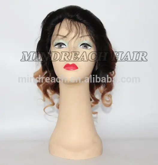 New hait style virgin hair Peruvian full lace wig