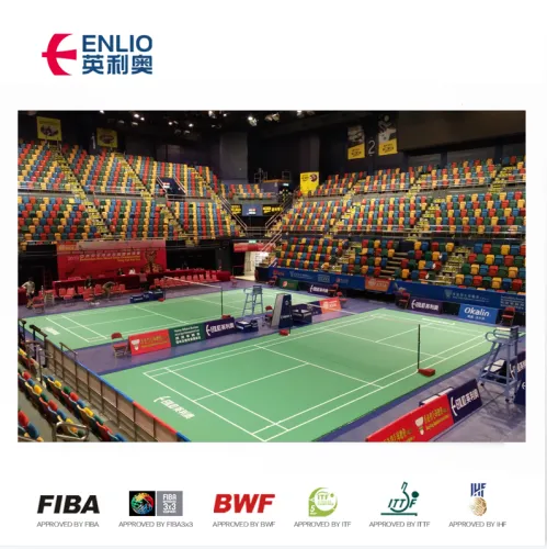 Indoor Pvc Badminton Court Mat For Synthetic Badminton Court Floor
