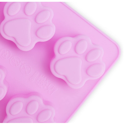 Moldes de silicone da pata do cão do filhote de cachorro da categoria dos alimentos