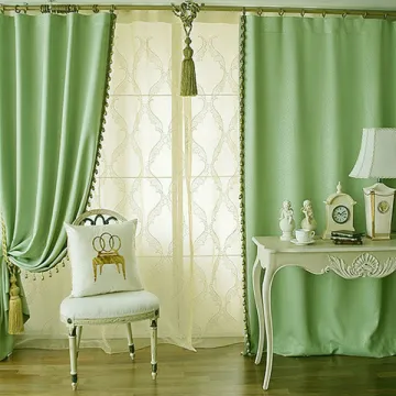 75DGlossy Embossed Polyester Curtain Fabric