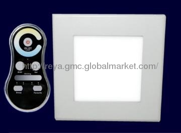 15.5x15.5cm luces de Panel LED regulable con control de RF