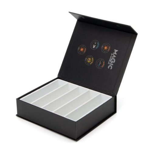 High Quality Black Gift Boxes with Logo Printing