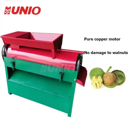 High-Speed Semi-Automatic Walnut Dehusking and Washing Machine for Green Walnuts