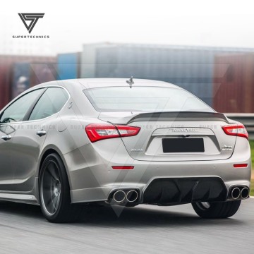 ASPEC Style Carbon Fiber πίσω spoiler για Maserati Ghibli PPM 500 2014-2016