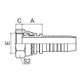 Metrische weibliche Multietealhydraulikarmaturen