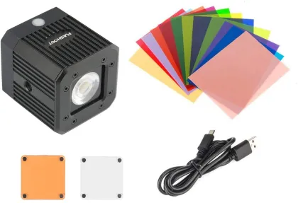 Waterproof and Rechargeable Mini LED Cube Light for OSMO ACTION Camera and GoPro