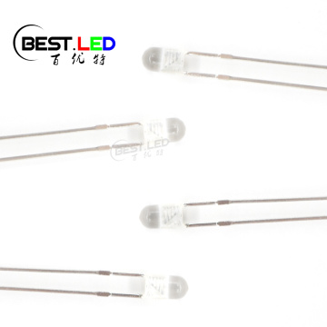 3mm Red LED Long Leg Clear Lens