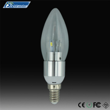 New arrival led candle bulb 3w with CE RoHS to Europe