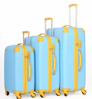 abs +pc colorful cute suitcase set