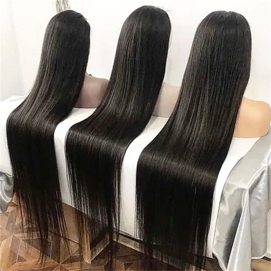 large stock 13X6 braided wigs lace front hd transparent human hair lace frontal  brazilian short wigs for black women