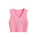 Women's Cable Knit Crop Sweater