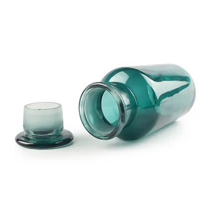 Green Blue Medicine Reagent Aromatherapy Glass Bottle