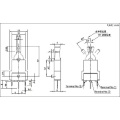 Detection switch for waterproof joystick