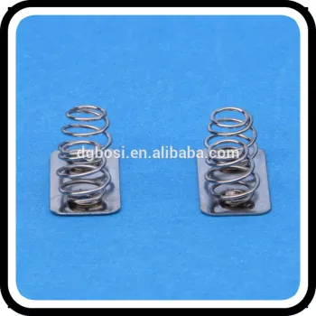 Meter Brass battery contact spring with Nickle Plating in China