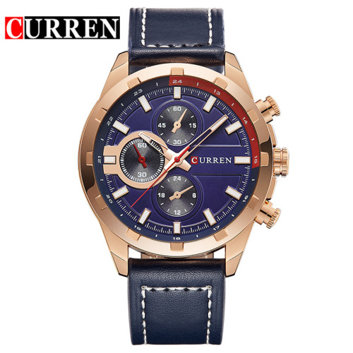 chronograph curren quartz watchs made in prc