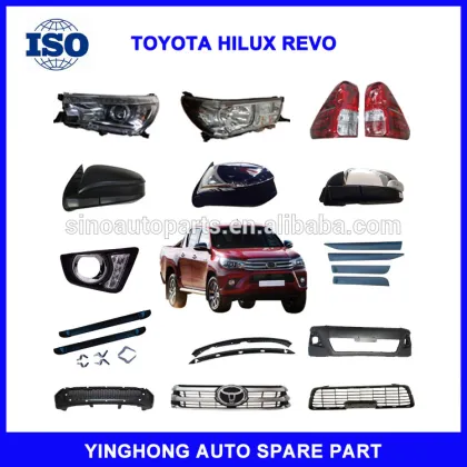 FOR TOYOTA HILUX REVO SIDE MIRROR BODY PARTS GRILLER BUMPER HEAD LAMP TAIL LIGHT