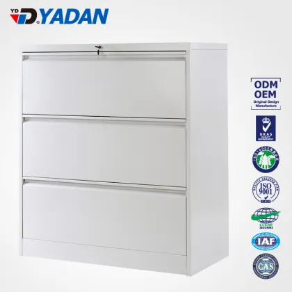 white lateral file cabinet with drawer living room cabinet designYD-E4