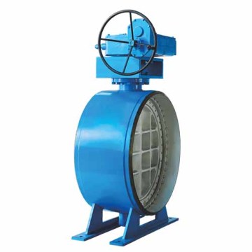 Welded metal hard seal butterfly valve