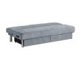 Two Drawers Futon Sofa Bed Adjustable Couch Sleeper