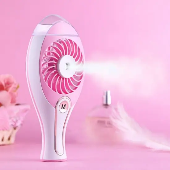 Outdoor Travel Summer Handheld USB Water Misting Fan