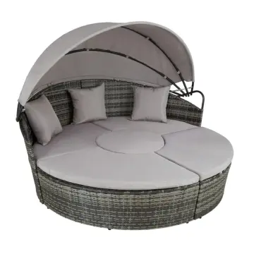 Zhejiang Sailing Luxury Outdoor Rattan Sun Lounger