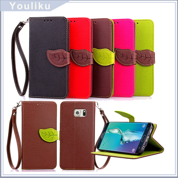 Wholesale Flip Wallet leather pu case for zte blade a711 4g lte / zmax 2 z958 / l2 leaf shape mobile phone cover