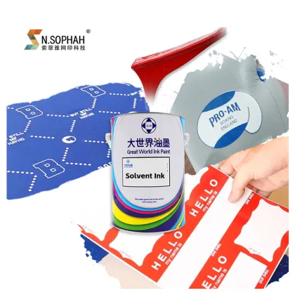 Direct Manufacturers Leather Printing Solvent Ink Screen Printing Solvent Ink