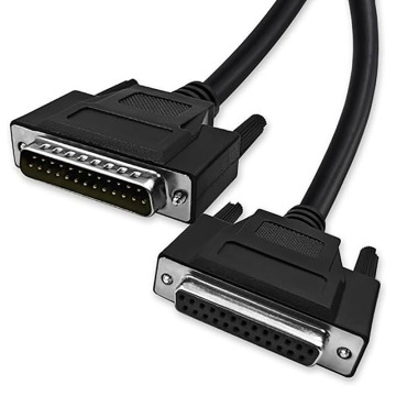 D -SUB 25PIN -Kabel - DB25 männlich bis weiblicher RS232 Seriener Paralleldruckerverlängerungskabel