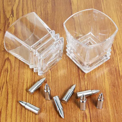 Bourbon Stones Gift Set with Wood Box