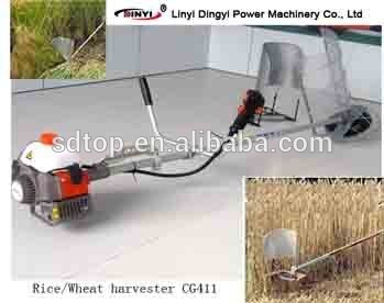 power mini rice an wheat harvester