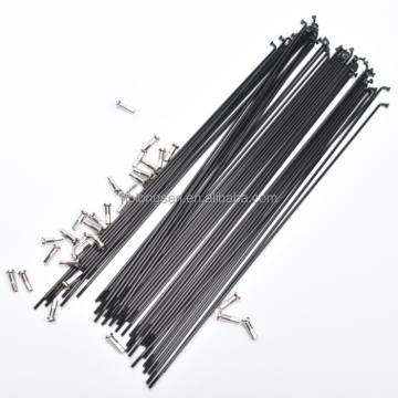 J Bend Bicycle Stainless Steel Spokes with Nipples for MTB and E-Bikes