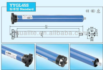 tubular engine for awning and sunshade