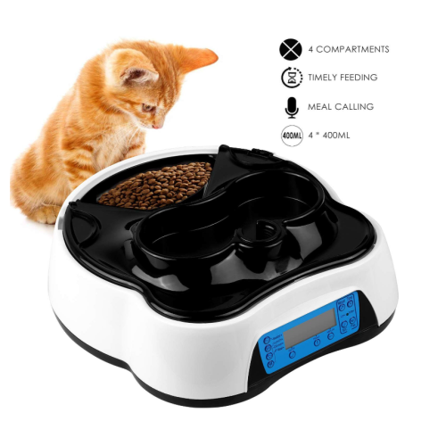 PET Food Dispenser med röstinspelning och timer