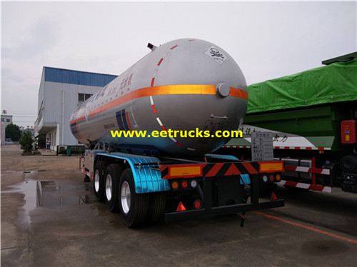 26MT 50000 lakuna ruwa ruwa ammonia tank trailers