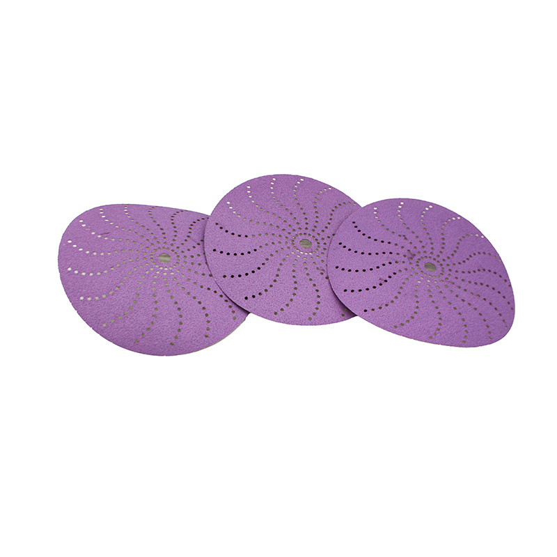 Purple Ceramic Sanding Paper Discs for Automotive