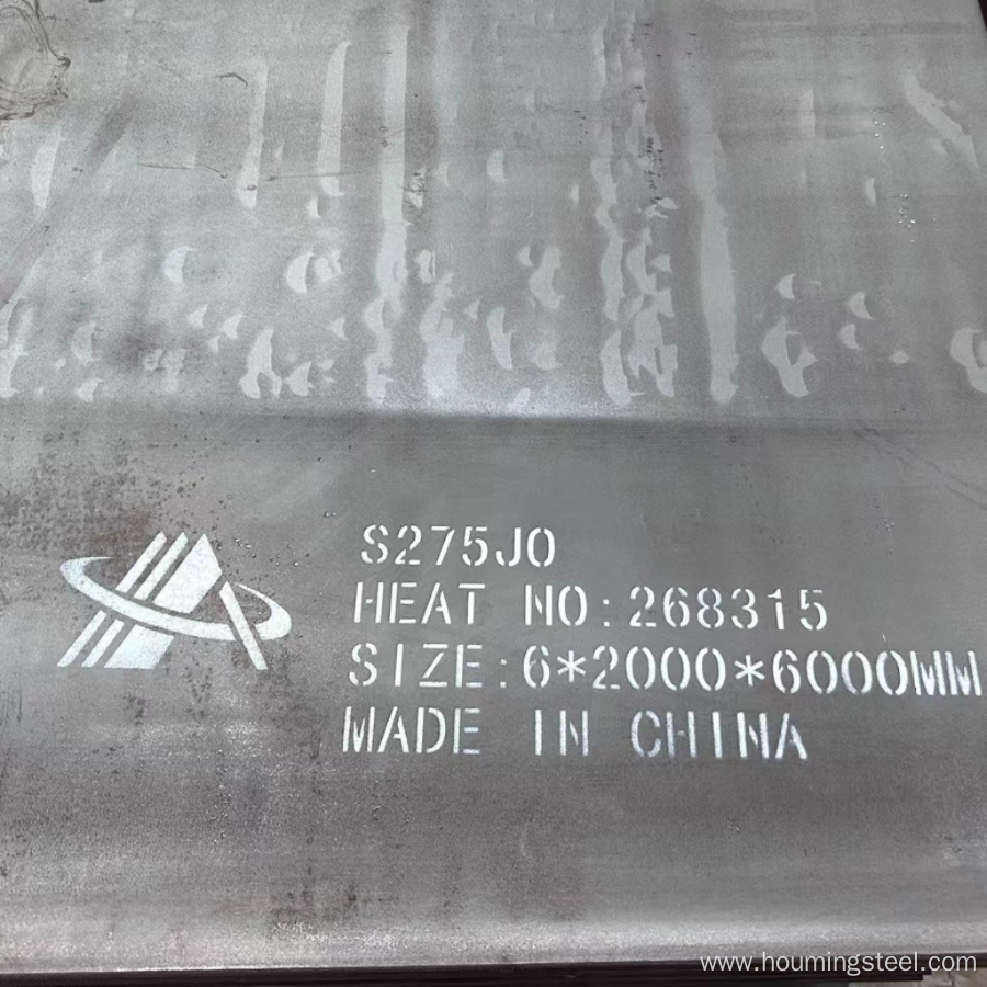 S275J0 Low alloy High strength steel plate