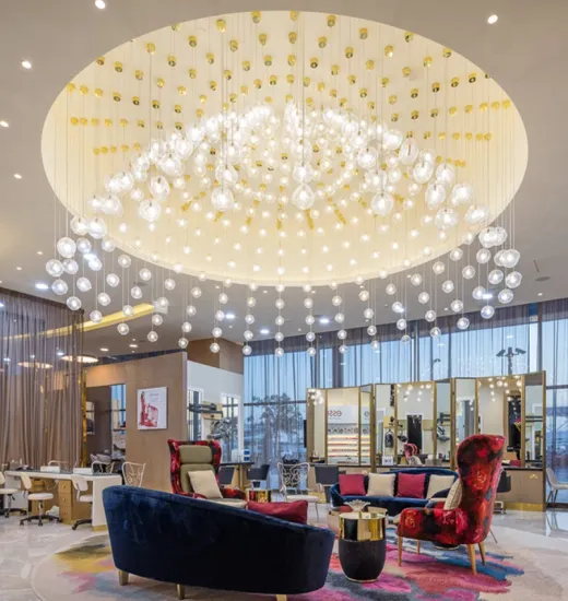 Custom chandelier for banquet hall