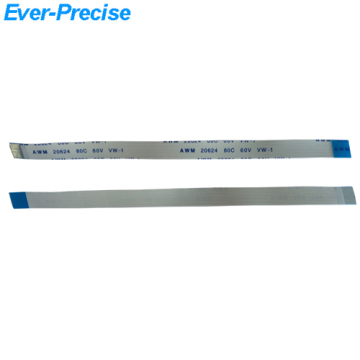 Opposite Side Contact 0.5 Pitch 12pin FFC Cable AWG 20624 80C 60V