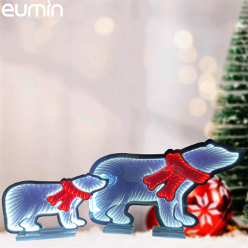Eumin Custom Advertising Luminous Infinity Mircor Neon Знак