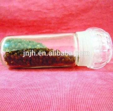 Transparent spice grinder cap factory in China, for salt or pepper