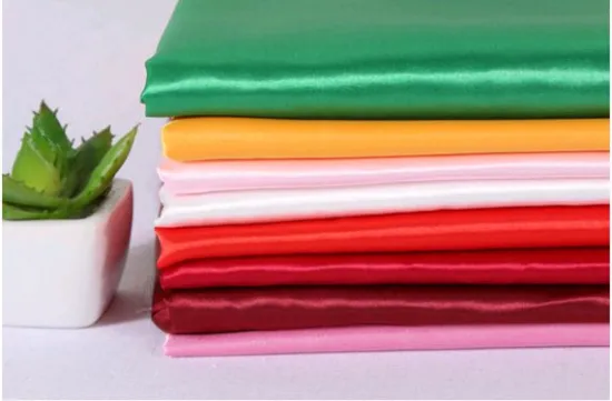 polyester satin fabric wholesale satin fabric/evening dress/ little girl dress/stage dress/bedding/curtain fabric
