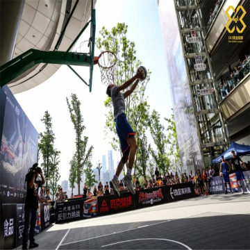 3x3 Fiba สนามบาสเก็ตบอลพื้นศาล