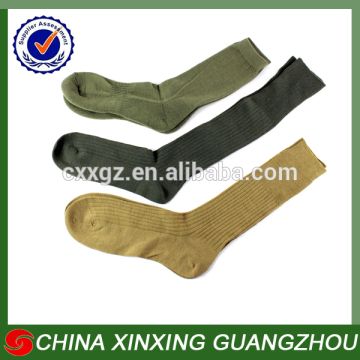 Cheap Elastic Military socks army socks pure bulk cotton knitting high socks men