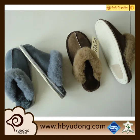 fashion sheepskin slipper/room shoes
