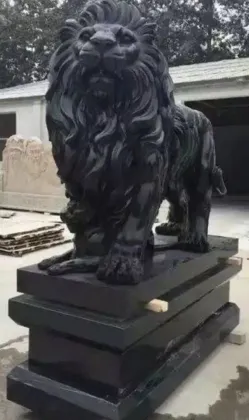 Black Lion Marble Lion Sculpture Search