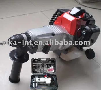 Petrol hammer drill