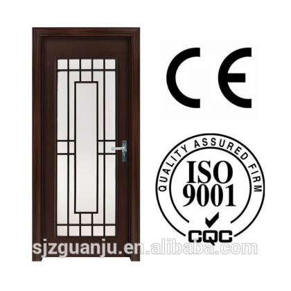 China European style wooden door/glass solid wood door/interior composite wooden doors
