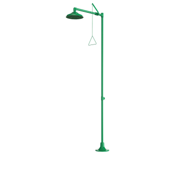Laboratory Emergency shower green